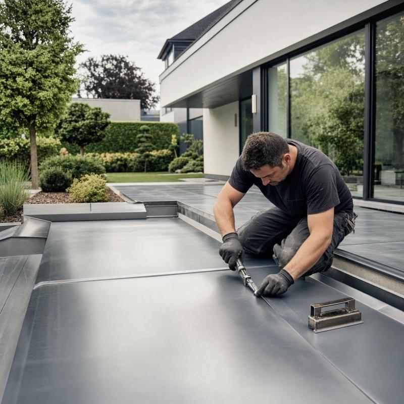 Pourquoi choisir une cr&eacute;ation de terrasse en zinc sur-mesure &agrave; Tergnier ?